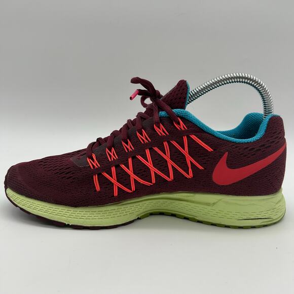 Nike Zoom Pegasus 32 N7 Shoes Women 8 Maroon Acteva Athletic Sneakers 811339-663 - Picture 6 of 8